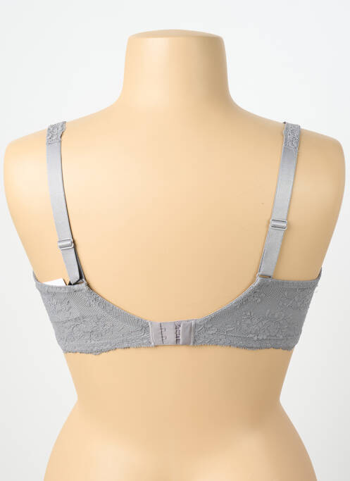 Soutien-gorge effet matière satinée haut soutien-gorge emboitant gris PRIMA DONNA femme