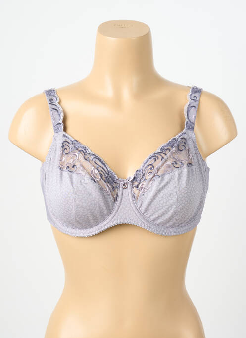 Soutien-gorge légère et transparente haut soutien-gorge emboitant gris PRIMA DONNA femme
