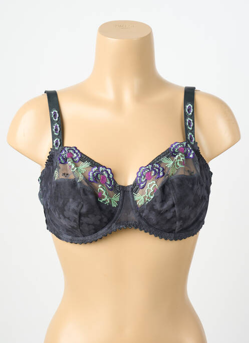 Soutien-gorge légère et transparente haut soutien-gorge emboitant gris PRIMA DONNA femme