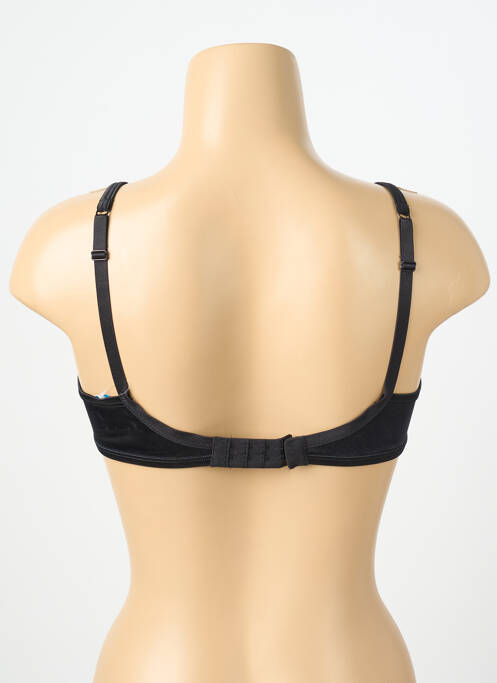 Soutien-gorge effet matière satinée haut soutien-gorge emboitant noir MAISON LEJABY femme