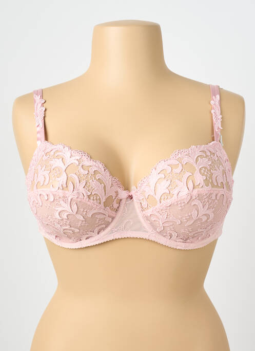Soutien-gorge légère et transparente haut triangles rose EPRISE BY LISE CHARMEL femme