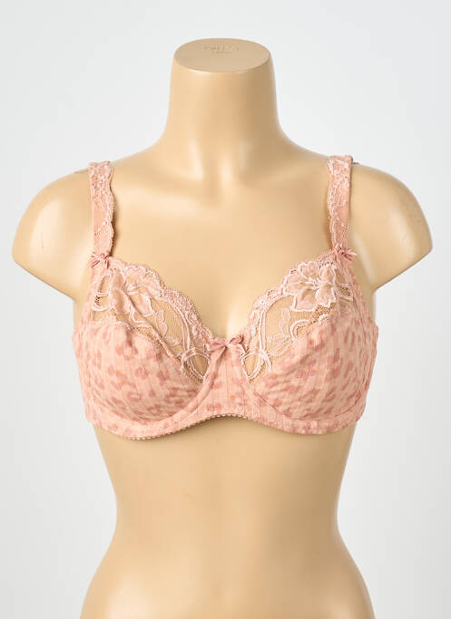 Soutien-gorge légère et transparente haut soutien-gorge emboitant rose PRIMA DONNA femme