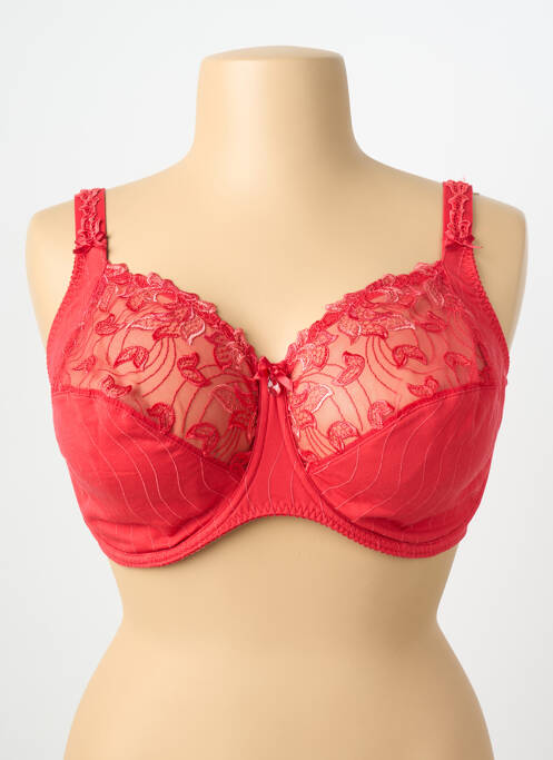 Soutien-gorge légère et transparente haut soutien-gorge emboitant rouge PRIMA DONNA femme