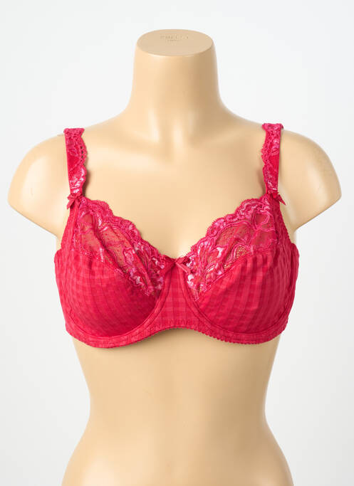 Soutien-gorge légère et transparente haut soutien-gorge emboitant rouge PRIMA DONNA femme