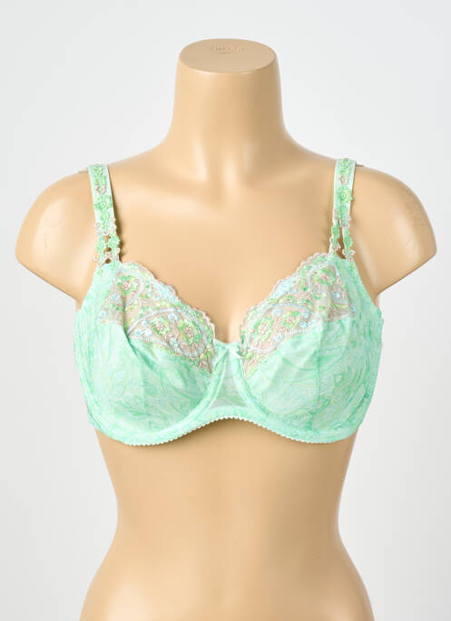 Soutien-gorge légère et transparente haut soutien-gorge emboitant vert PRIMA DONNA femme