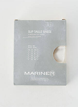 Slip stretch blanc MARINER homme