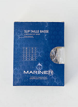 Slip imprimé fantaisie gris MARINER homme