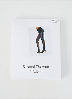 Collants imprimé fantaisie noir CHANTAL THOMASS femme