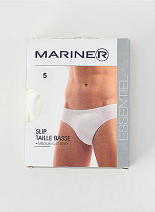 Slip stretch blanc MARINER homme