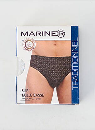 Slip imprimé fantaisie gris MARINER homme