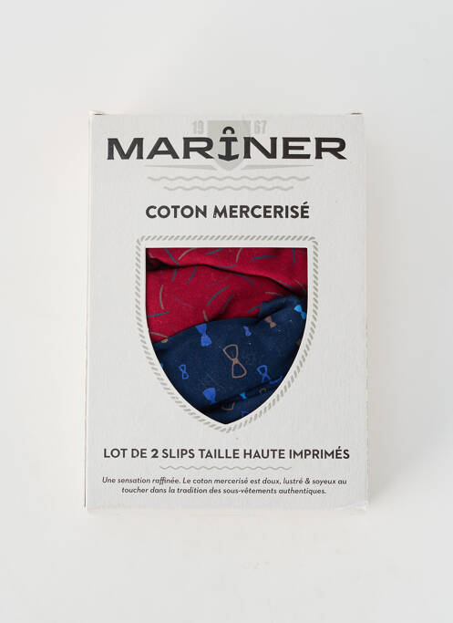 Slip imprimé fantaisie bleu MARINER homme