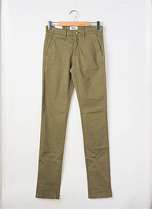 Pantalon chino stretch taille normale vert EMYLE homme