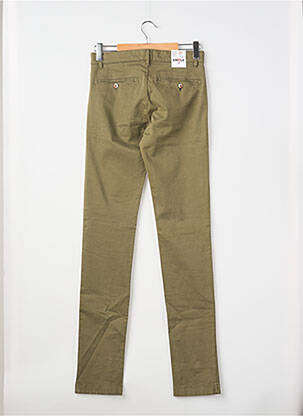 Pantalon chino stretch taille normale vert EMYLE homme
