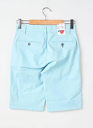 Bermuda taille à pinces taille normale bleu EMYLE homme