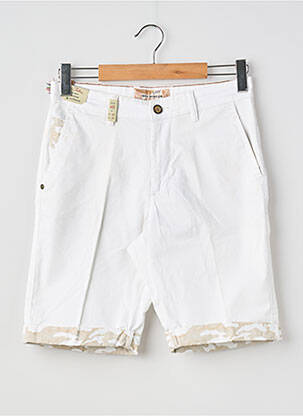 Bermuda stretch taille normale blanc SEA BARRIER homme