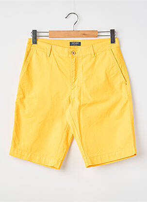Bermuda taille à pinces taille normale jaune SAINT JAMES homme