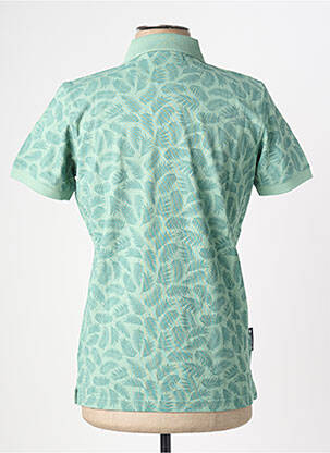 Polo stretch manches courtes vert SEA BARRIER homme