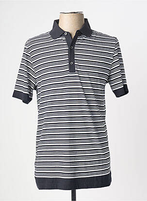 Polo tissage jersey manches courtes noir PIERRE CARDIN homme