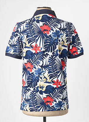 Polo stretch manches courtes bleu PIERRE CARDIN homme