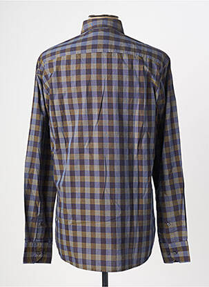 Chemise manches longues coupe droite bleu PIERRE CARDIN homme