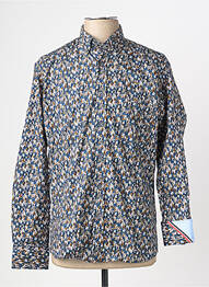 Chemise manches longues poches bleu EMYLE homme