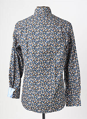Chemise manches longues poches bleu EMYLE homme