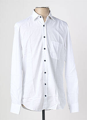 Chemise manches longues coupe cintrée blanc MARVELIS homme
