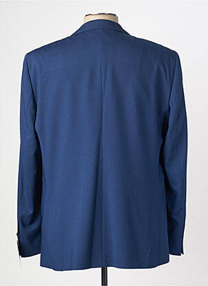Blazer coupe cintrée bleu LUIGI MORINI homme