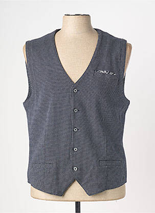 Gilet sans manche poches bleu MARVELIS homme