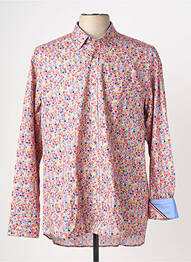 Chemise manches longues coupe cintrée rose EMYLE homme
