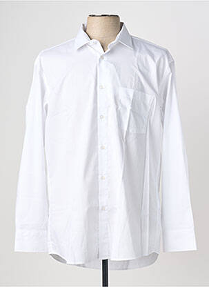 Chemise manches longues coupe cintrée blanc EMYLE homme