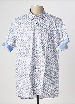 Chemise manches courtes poches bleu EMYLE homme