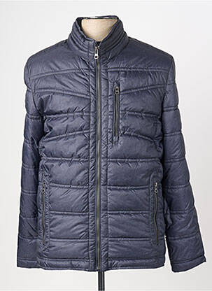 Doudoune poches sans capuche bleu CABANO homme