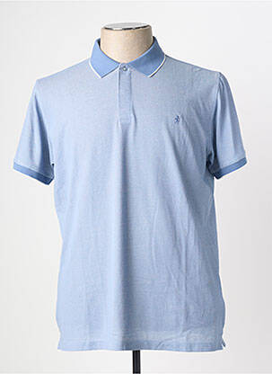 Polo stretch manches courtes bleu SEA BARRIER homme