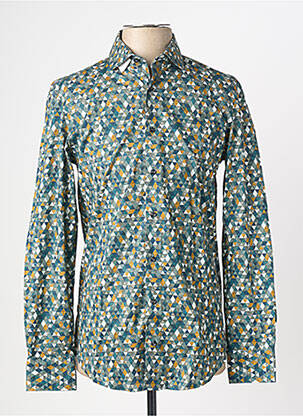 Chemise manches longues vert PIERRE CARDIN homme