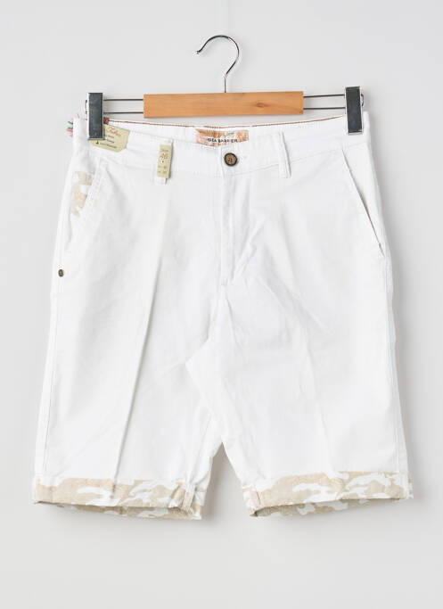 Bermuda stretch taille normale blanc SEA BARRIER homme