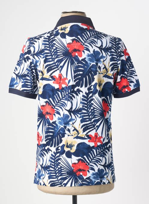 Polo stretch manches courtes bleu PIERRE CARDIN homme