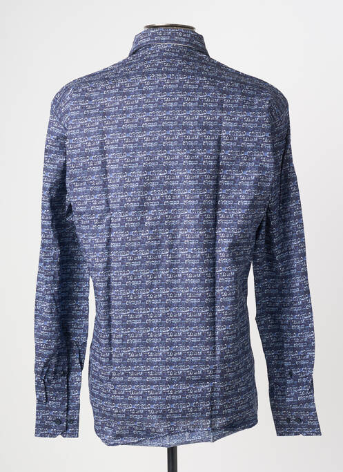 Chemise manches longues imprimé fantaisie bleu MARVELIS homme