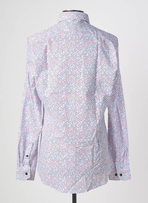 Chemise manches longues coupe cintrée bleu MARVELIS homme