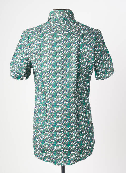 Chemise manches courtes poches vert PIERRE CARDIN homme