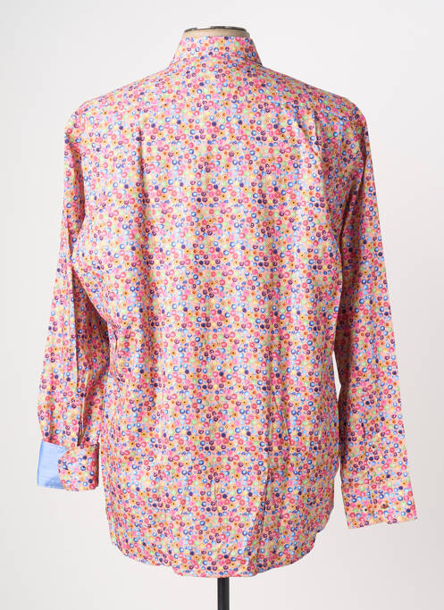 Chemise manches longues coupe cintrée rose EMYLE homme