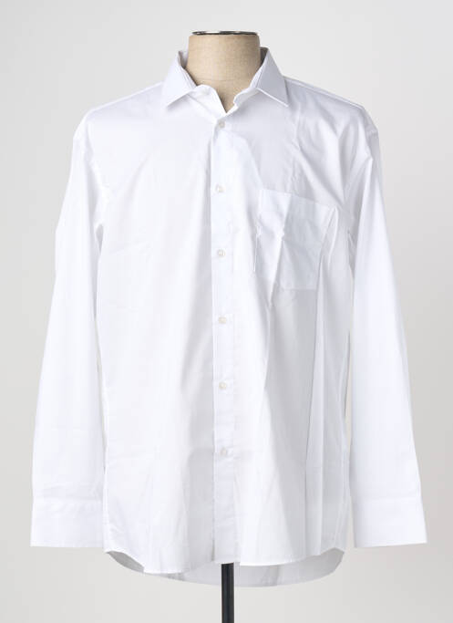 Chemise manches longues coupe cintrée blanc EMYLE homme