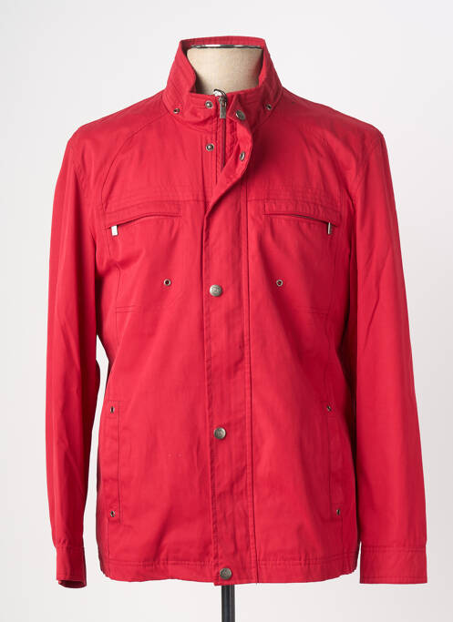 Parka manches longues sans capuche rouge QUEBEL homme