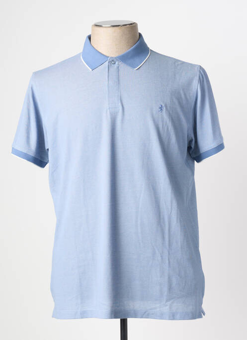 Polo stretch manches courtes bleu SEA BARRIER homme