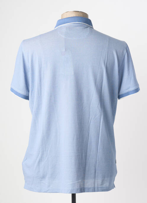Polo stretch manches courtes bleu SEA BARRIER homme