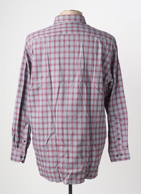 Chemise manches longues rouge MARVELIS homme