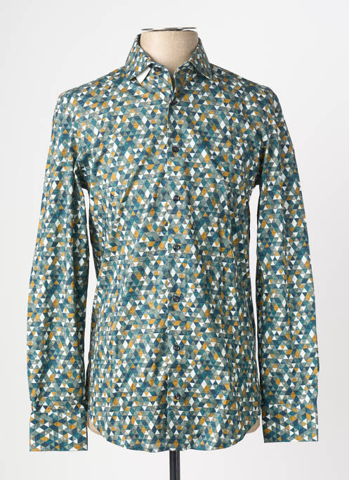 Chemise manches longues vert PIERRE CARDIN homme