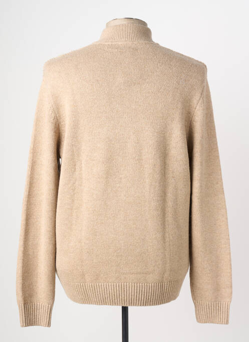 Pull stretch manches longues beige PIERRE CARDIN homme