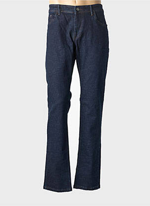 Jeans coupe droite stretch taille normale bleu EMYLE homme