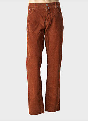 Pantalon droit stretch taille normale marron PIERRE CARDIN homme